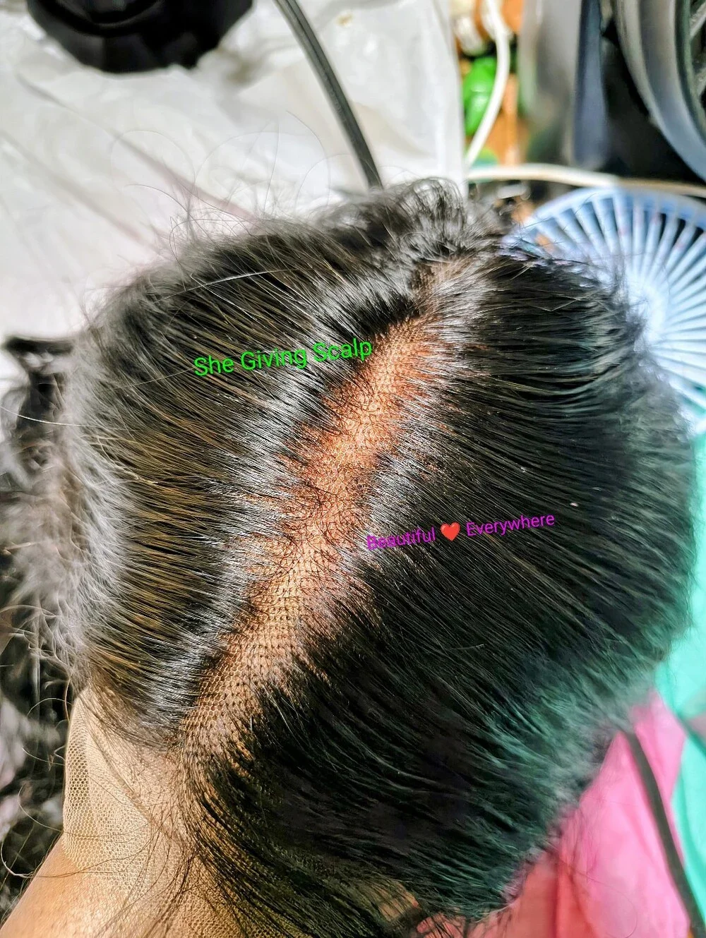 Human hair lace wig